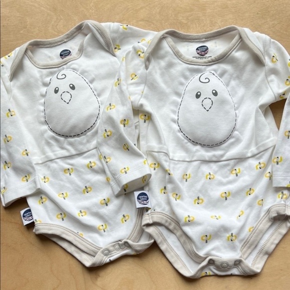 Nested Bean Classic White Bodysuit